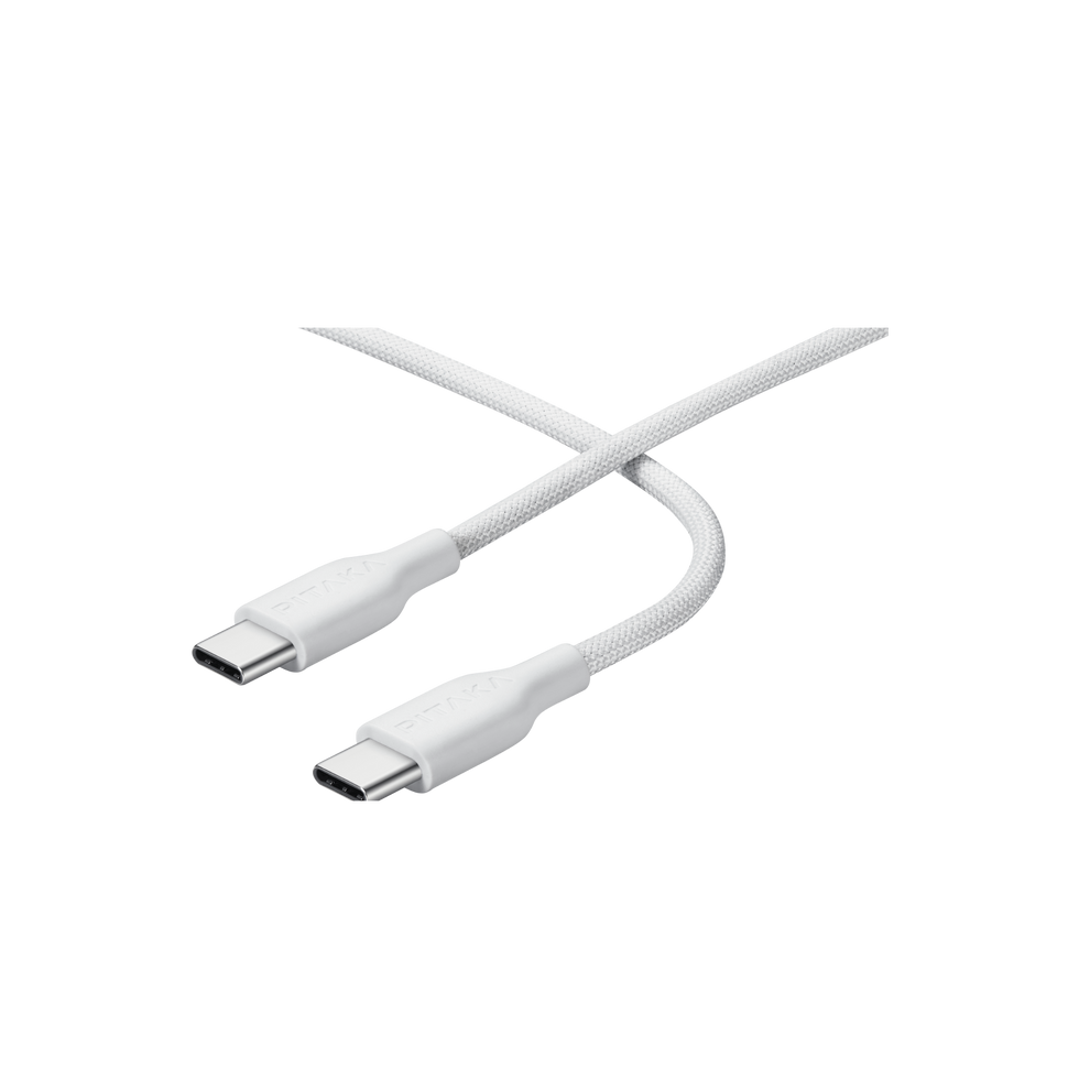 30W USB C GaNチャージャーと柔軟な編み込みC to Cケーブル