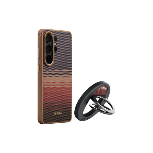 Samsung Galaxy S26 Ultra / Sunset(サンセット) / Cairn Case セット: スマホケース+スマホリングGrip3