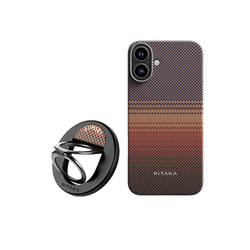 iPhone 16 / Sunset(サンセット) / セット:ケース+スマホリング Grip 3(Sunset)