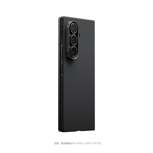 Samsung Galaxy Z Fold7 / 600D 黒/グレーツイル柄 / ケース単品