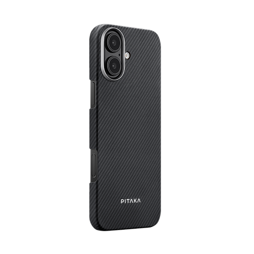 iPhone 16 Plus / 600D 黒/グレーツイル柄 / Edge Case エッジケース