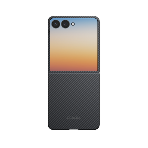 Samsung Galaxy Z Flip8 / 600D 黒/グレーツイル柄 / Edge Case エッジケース