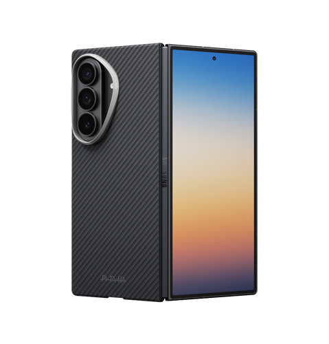 Samsung Galaxy Z Fold8 Ultra / 600D 黒/グレーツイル柄 / Edge Case エッジケース