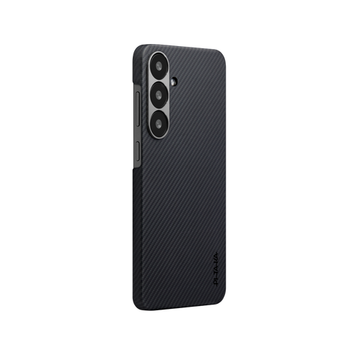 Samsung Galaxy S25 Plus / 600D 黒/グレーツイル柄 / Ultra-Slim Case 極薄ケース