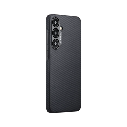 Samsung Galaxy S24 Plus / 600D 黒/グレーツイル柄 / Ultra-Slim Case 極薄ケース