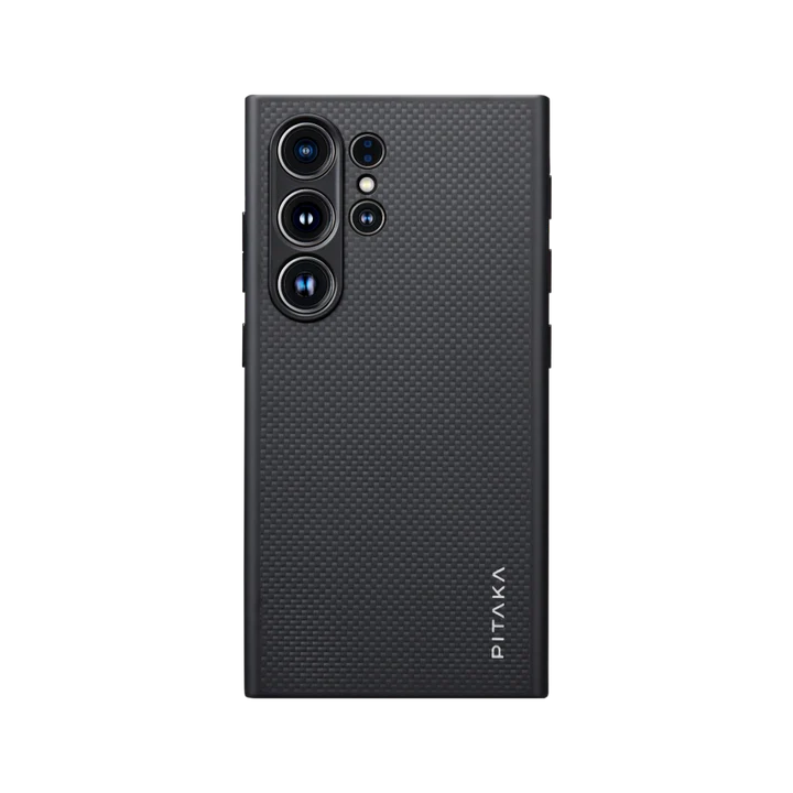 PITAKA Galaxy S24Ultra ケース Mag safe フィルム Samsung Galaxy S25 Ultra / S24 Ultra用 PinButtonケース | 超