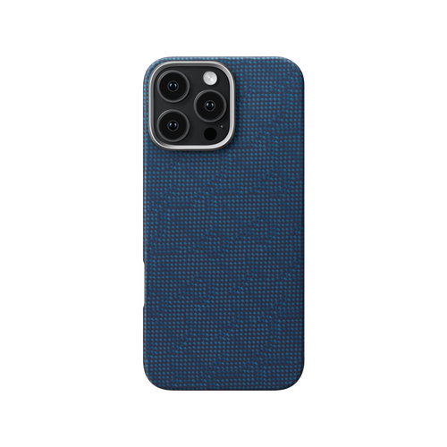 iPhone 16 Pro / DarkBlue / 浮織ケース