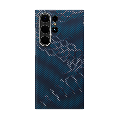 Samsung Galaxy S24 Ultra / 雪夜 / 浮織ケース