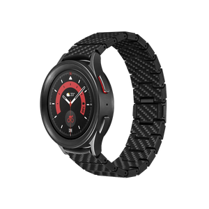 カーボンファイバーウォッチバンド Galaxy Watch Ultra/7/6/6 Classic/5 Pro/5適用