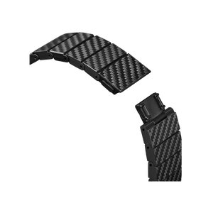 カーボンファイバーウォッチバンド Galaxy Watch Ultra/7/6/6 Classic/5 Pro/5適用