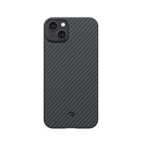 iPhone 14 Plus / 1500D 黒/グレーツイル柄