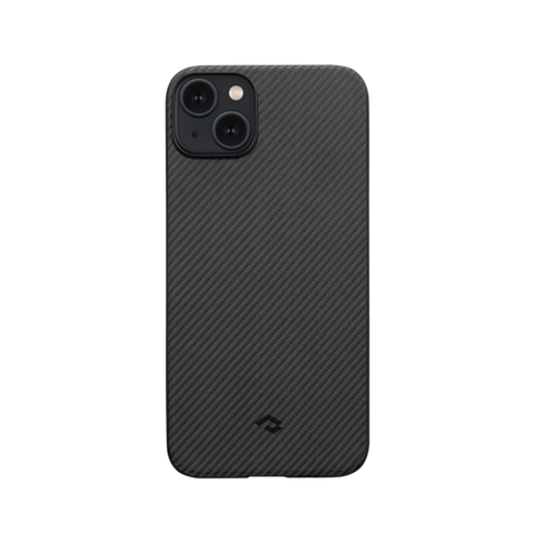 iPhone 14 Plus / 600D 黒/グレーツイル柄