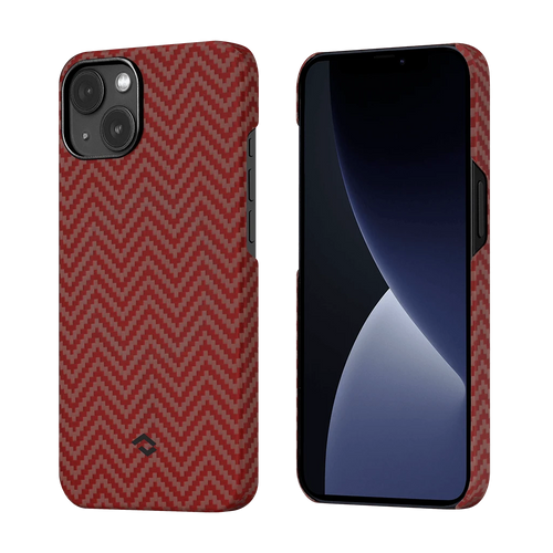 iPhone 13 mini (5.4インチ) / 1500D 赤/オレンジM織り