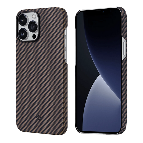 iPhone 13 Pro (6.1インチ) / 1500D 黒/ローズゴールドツイル柄