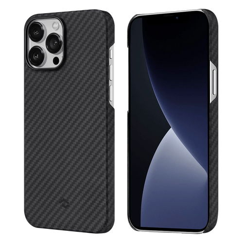 iPhone 13 Pro Max (6.7インチ) / 1500D 黒/グレーツイル柄