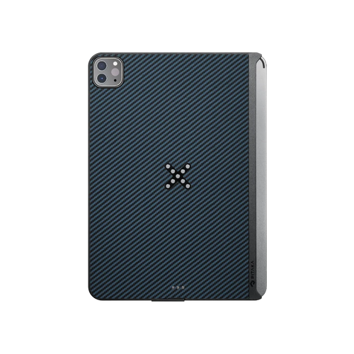 iPad Pro 2022/2021 (12.9インチ) / 1500D 黒/ブルーツイル柄