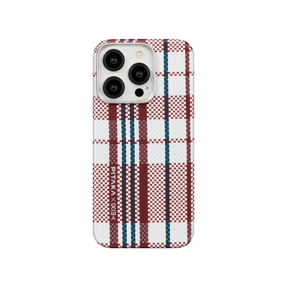 Weaving+|red-white-blue MagEZ Case 4 for iPhone 15 Series