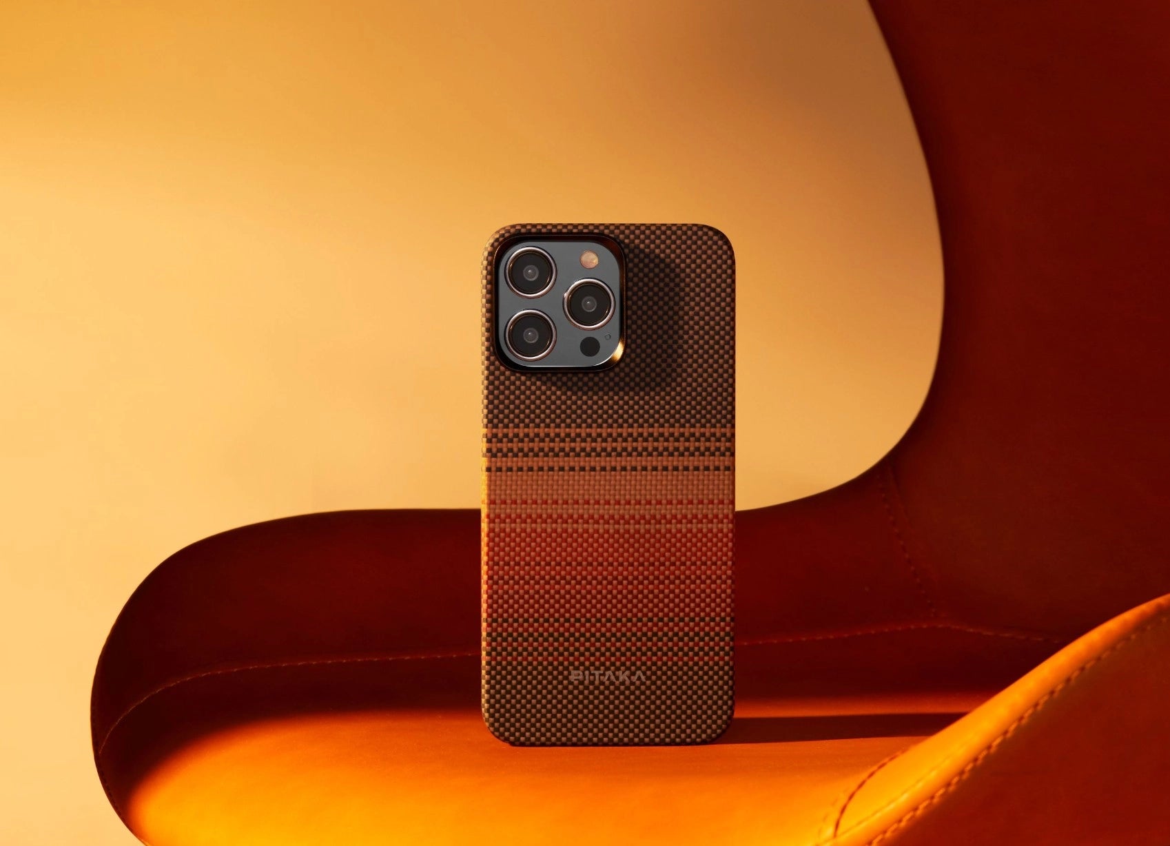 Weaving+ | Sunset · Moonrise MagEZ Case 5 for iPhone 15 Series