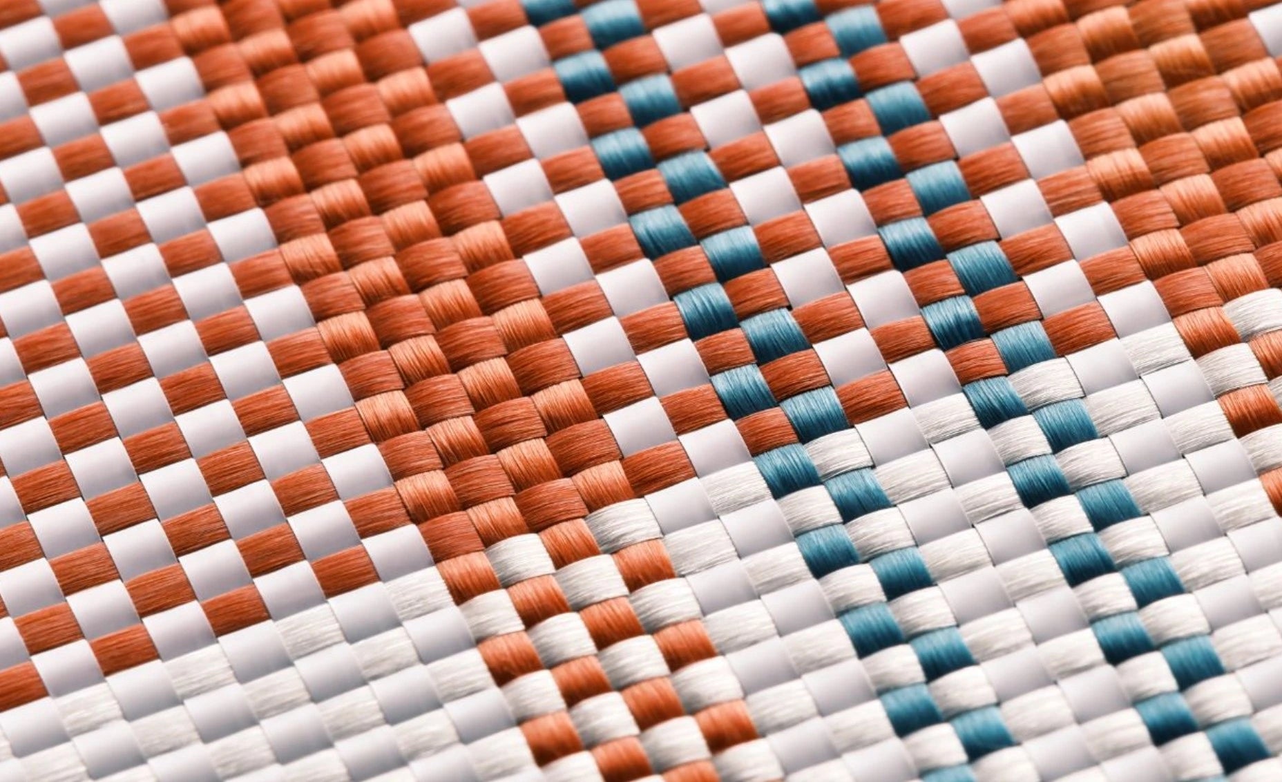 Weaving+ | red-white-blue MagEZ Case 4 for iPhone 15 Series