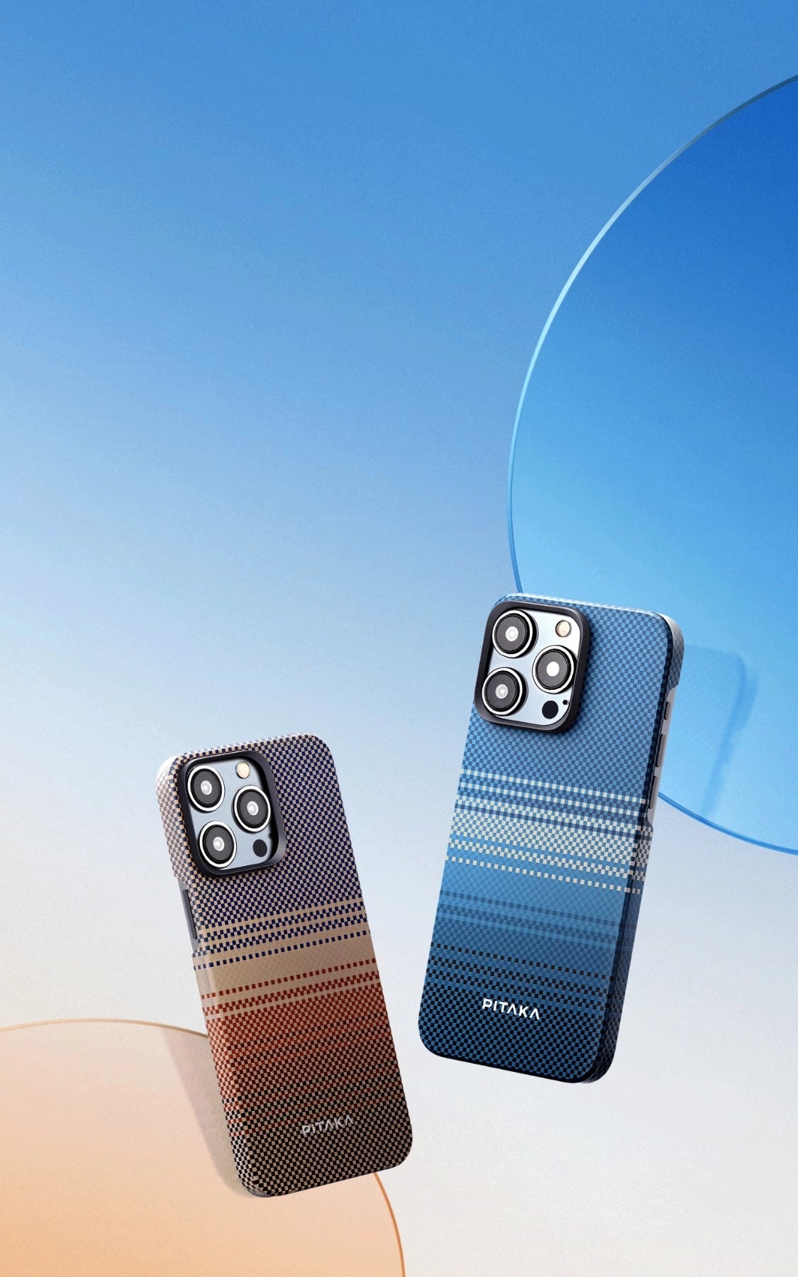 Weaving+ | Sunset · Moonrise MagEZ Case 5 for iPhone 15 Series