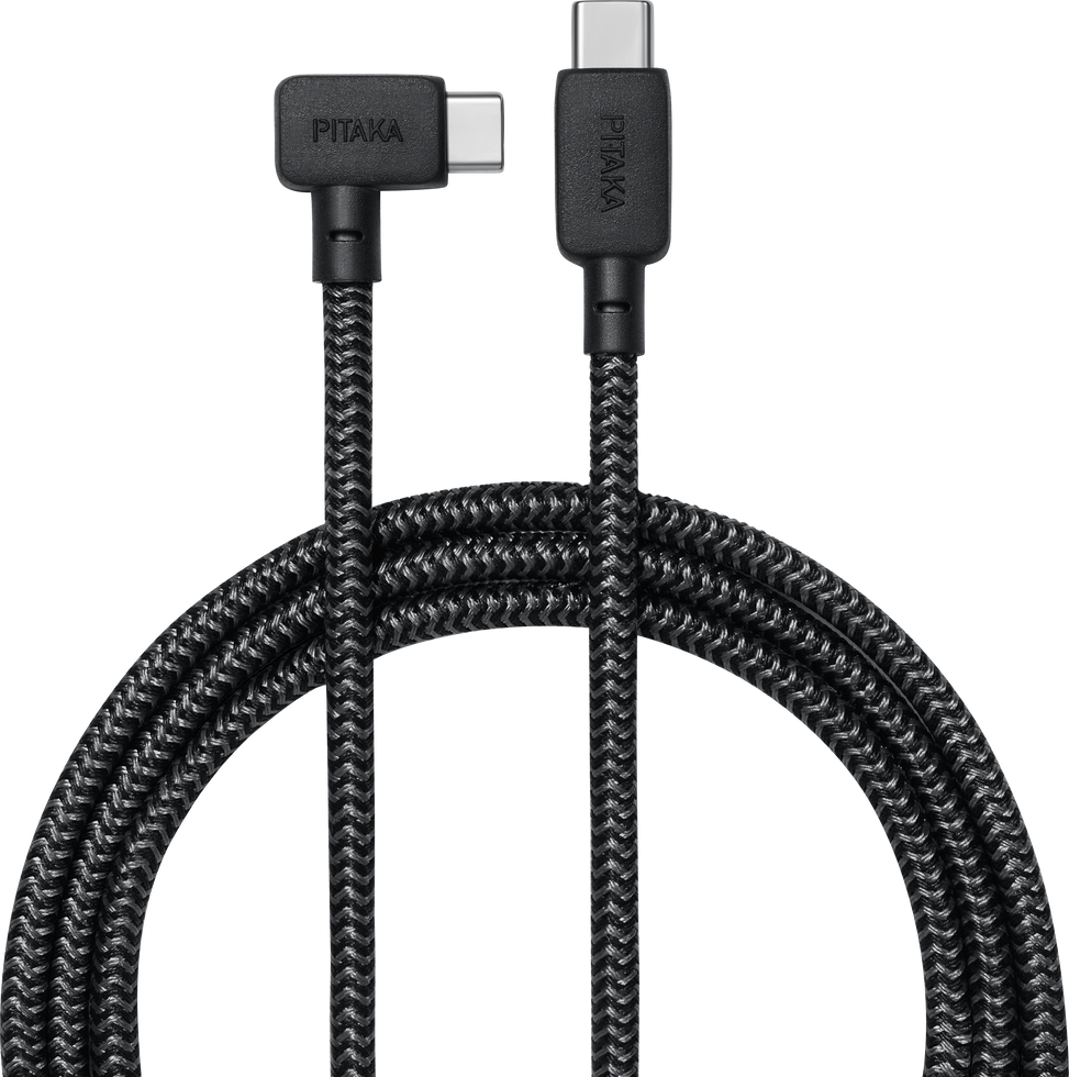 C to C ケーブル L字コネクタナイロン編組（非売品）