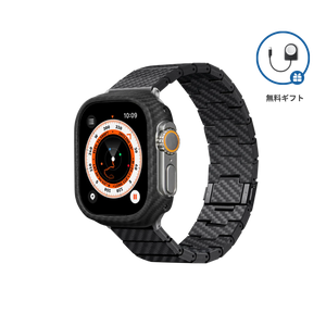 カーボンファイバーウォッチバンド Apple Watch と Apple Watch Ultraシリーズ 適用