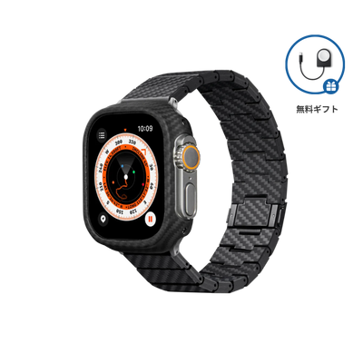 カーボンファイバーウォッチバンド Apple Watch と Apple Watch Ultraシリーズ 適用