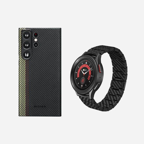 S23 Ultra (6.8インチ） / 600D オーバーチュア / ケース+Galaxy Watch用バンド