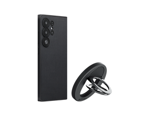 PinButtonケース 全面保護 Samsung Galaxy S25 Ultra / S24 Ultra用