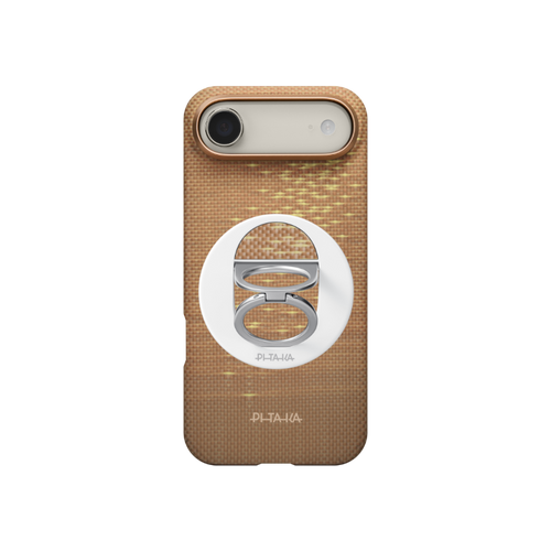 iPhone Air / 煌金波 / セット：ケース＋スマホリングGrip3