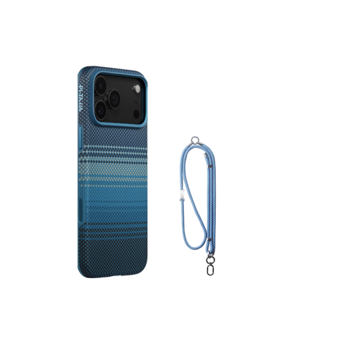 iPhone 17 Pro Max / Moonrise（ムーンライズ） / 軍用セット2:スマホケース+スマホストラップ