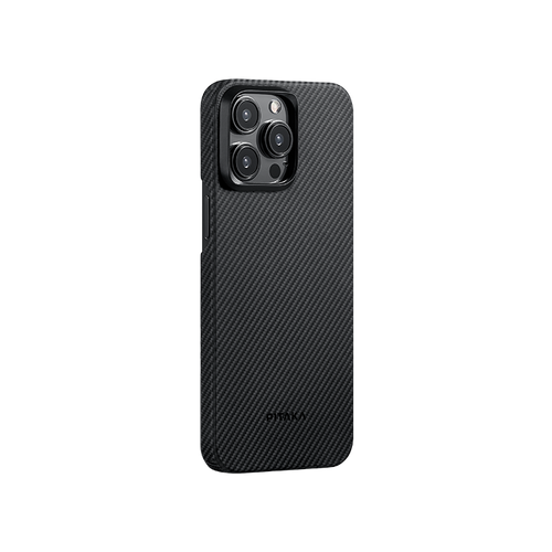 iPhone 15 Pro / 600D 黒/グレーツイル柄 / Edge Case エッジケース