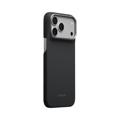 iPhone 18 Pro Max / 600D 黒/グレーツイル柄 / Edge Case エッジケース