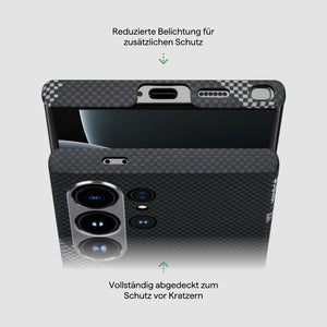 Re-TROS Kollaborative Taktile Gewebte Hülle für iPhone 16 Pro/Pro Max/iPhone 15 Pro/Pro Max/Galaxy S24 Ultra
