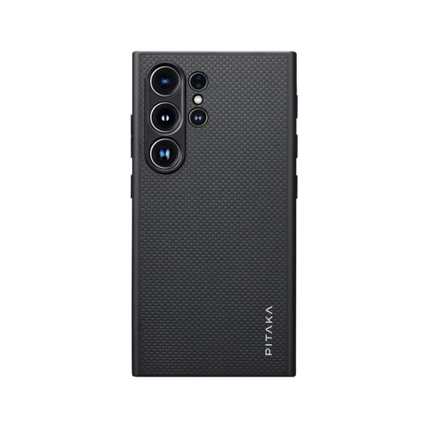 PITAKA Galaxy S24 ケース 黒 グレーツイル カーボン柄 PITAKA Galaxy S24 ケース 黒 グレーツイル カーボン柄