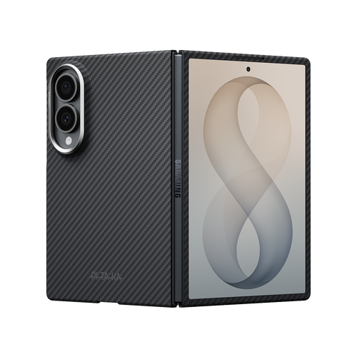 Samsung Galaxy Z Fold8 / 600D 黒/グレーツイル柄 / フルセット（ヒンジなし）