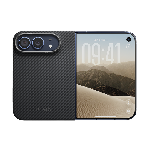 iPhone Duo / 600D 黒/グレーツイル柄 / バックケースのみ