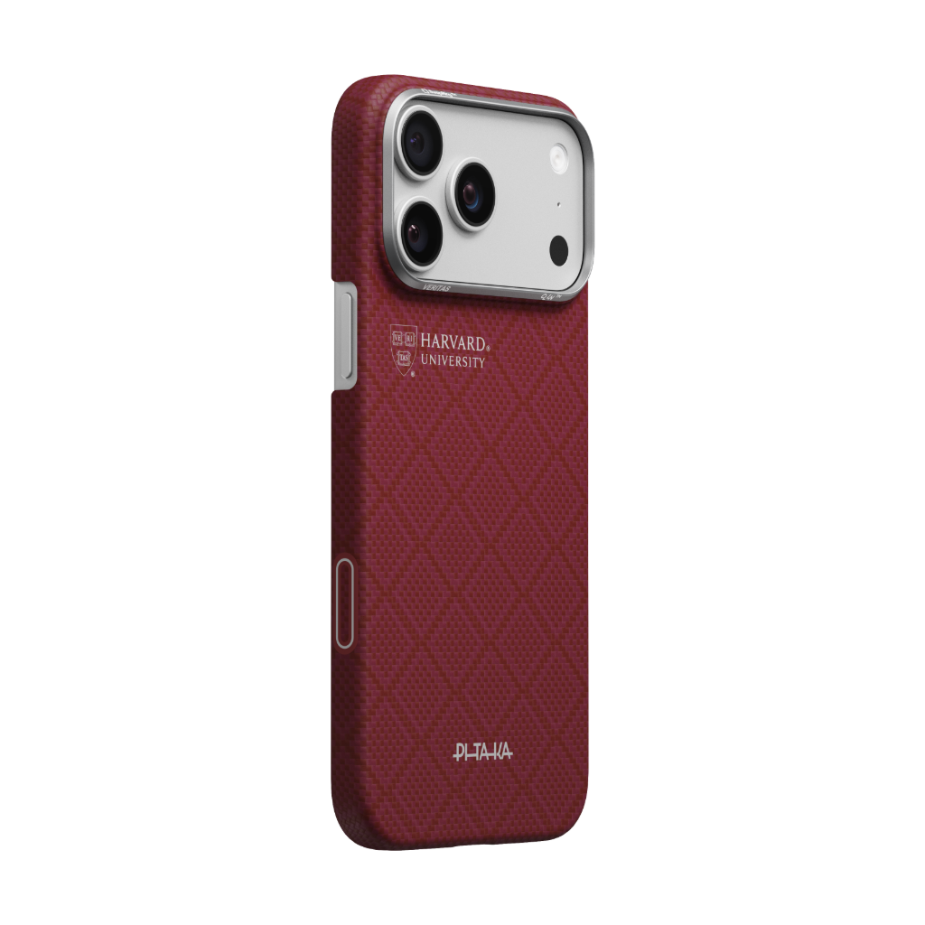 iPhone 17 Pro Max+iPhone 17 Pro,ハーバード・クリムゾン（Pitatap）,Edge Case エッジケース