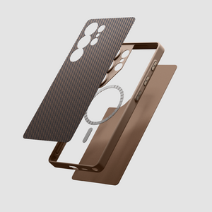 PinButtonケース 全面保護 Samsung Galaxy S25 Ultra / S24 Ultra用