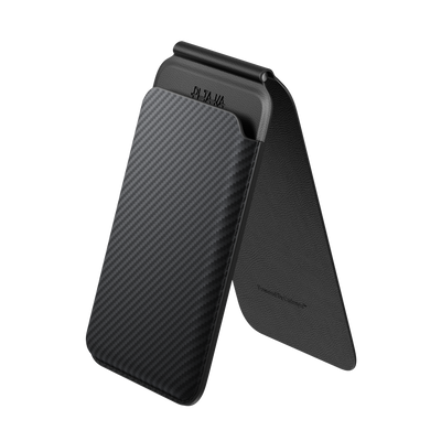 Magnetic Stand Woven Wallet
