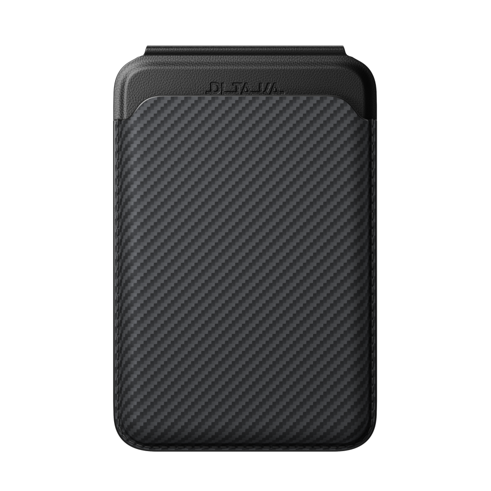 Magnetic Stand Woven Wallet