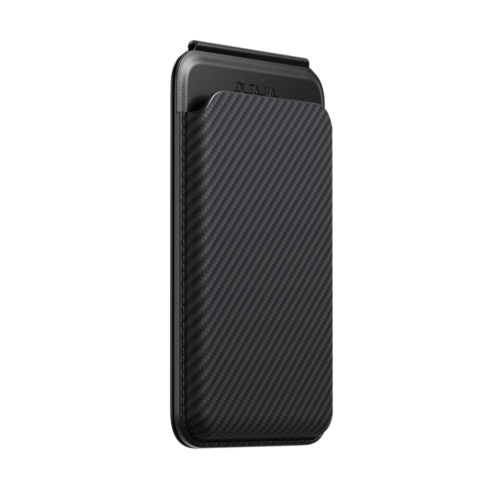 Magnetic Stand Woven Wallet
