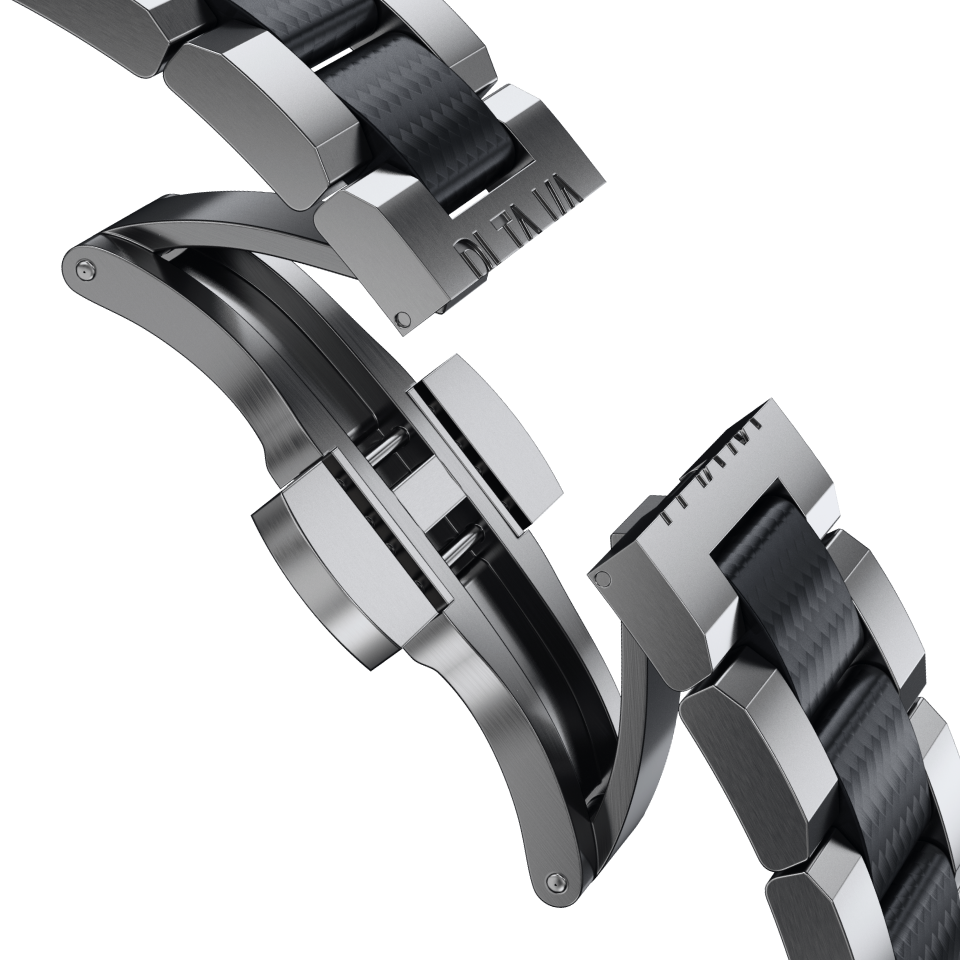 PITAKA Temporal Vessel メタル × カーボンファイバー Apple Watchバンド