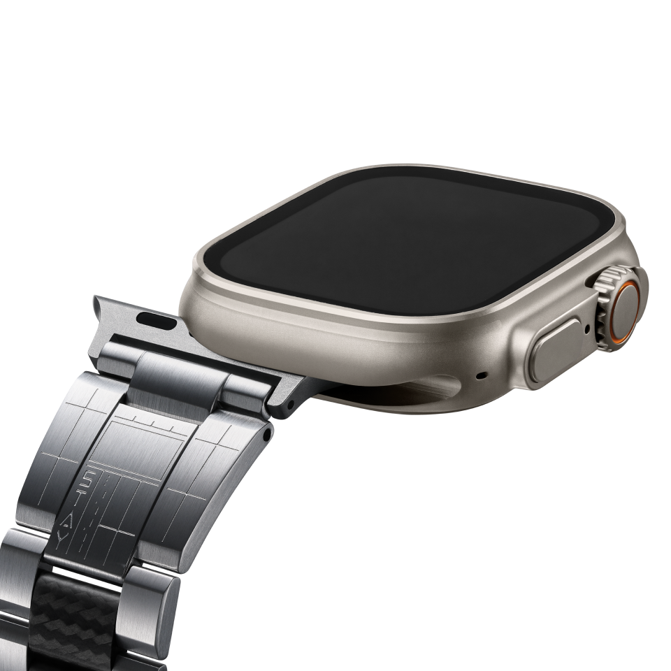 PITAKA Temporal Vessel メタル × カーボンファイバー Apple Watchバンド