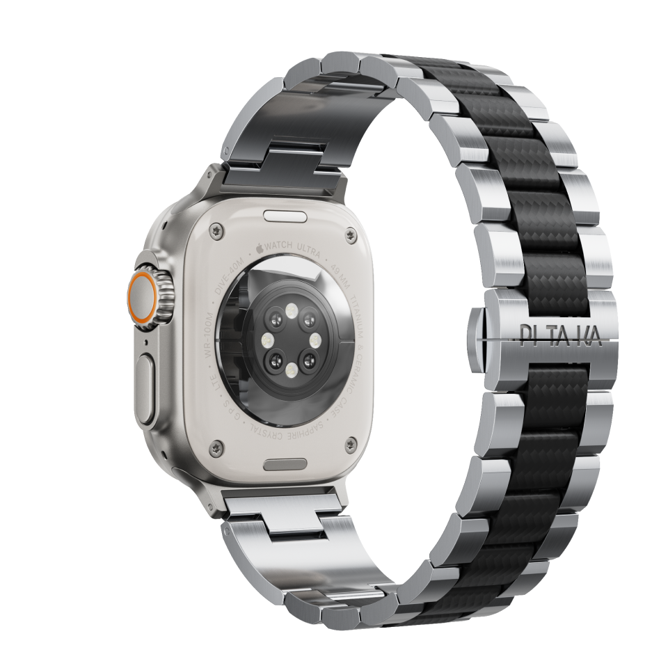 PITAKA Temporal Vessel メタル × カーボンファイバー Apple Watchバンド