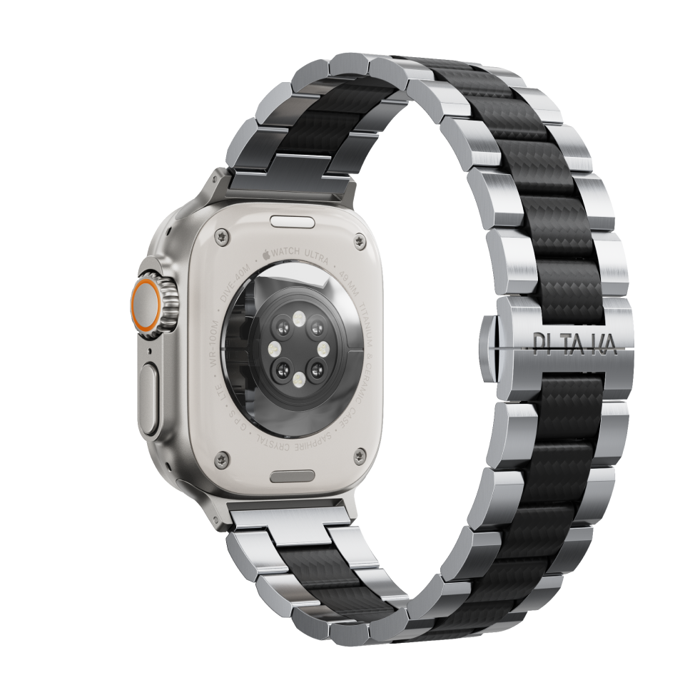 PITAKA Temporal Vessel メタル × カーボンファイバー Apple Watchバンド