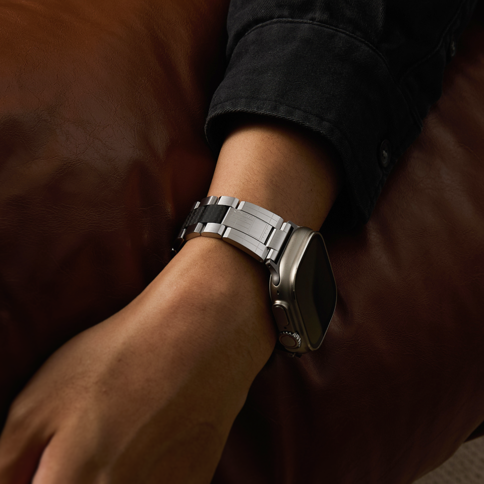 PITAKA Temporal Vessel メタル × カーボンファイバー Apple Watchバンド