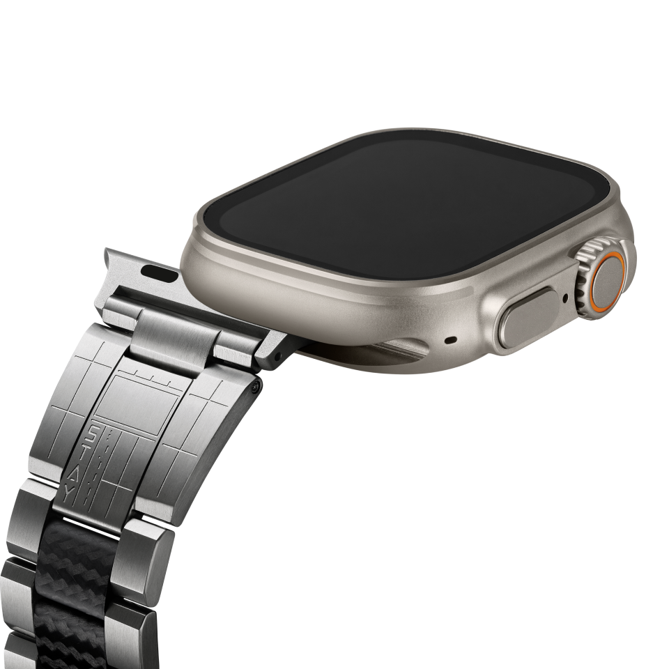 PITAKA Temporal Vessel メタル × カーボンファイバー Apple Watchバンド