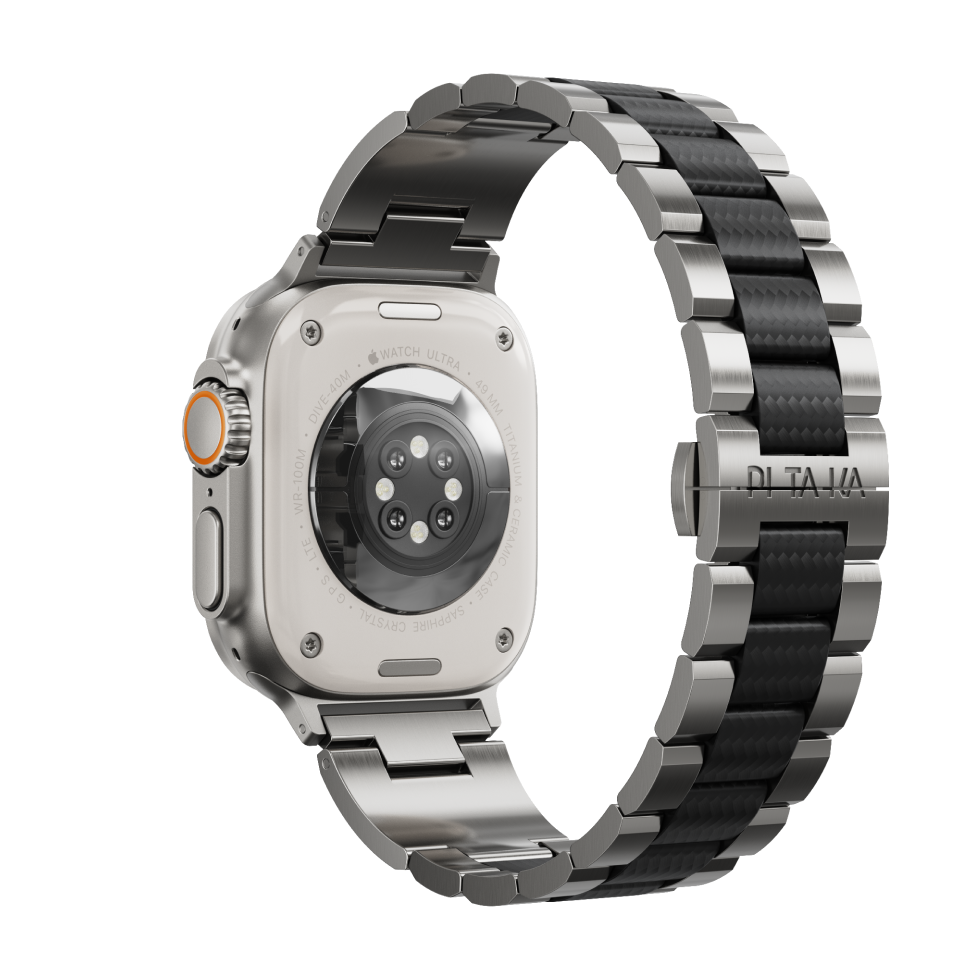 PITAKA Temporal Vessel メタル × カーボンファイバー Apple Watchバンド