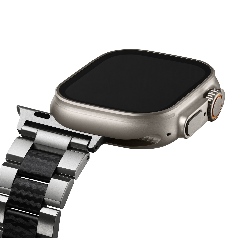 PITAKA Temporal Vessel メタル × カーボンファイバー Apple Watchバンド